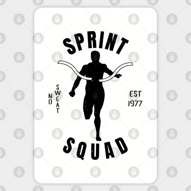 Mens Athletics Sprint Squad Athlete Gift Sticker by atomguy